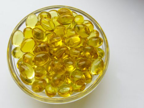 Vitamine D supplement capsules